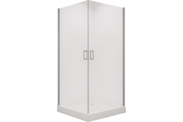 Душевой уголок Niagara Nova NG-6604-08 100x100, квадратный, двери распашные, стекло прозрачное
