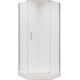 Душевой уголок Niagara Nova NG-6605-08 90x90, пятиугольный, двери распашные, стекло прозрачное