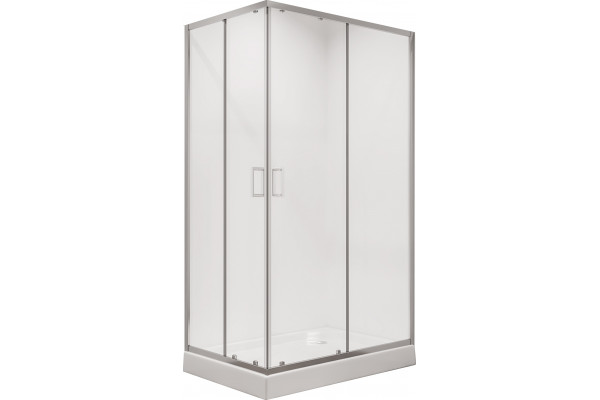 Душевой уголок Niagara Nova NG-6611-08 120x90, прямоугольный, двери раздвижные, стекло прозрачное
