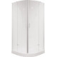 Душевой уголок Niagara Nova NG-6616-08 100x100, четверть круга, двери распашные, стекло прозрачное