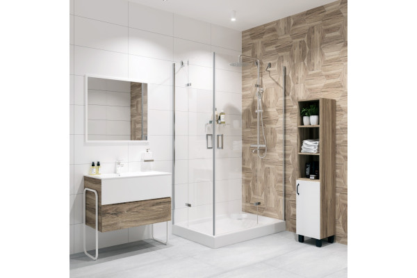 Душевой уголок Niagara Nova NG-6618-08 120x90, прямоугольный, двери распашные, стекло прозрачное