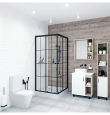 Душевой уголок Niagara Nova NG-0190-14 90x90, квадратный, с поддоном, двери раздвижные, стекло прозрачное