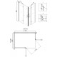 Душевой уголок Niagara Nova NG-6617-08 120x80, прямоугольный, двери распашные, стекло прозрачное