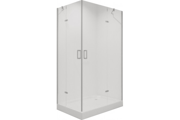 Душевой уголок Niagara Nova NG-6617-08 120x80, прямоугольный, двери распашные, стекло прозрачное