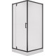 Душевой уголок Niagara Nova NG-6801-08 BLACK 90x90, квадратный, стекло прозрачное