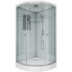 Душевая кабина Niagara Luxe NG-7702W белая четверть круга, поддон средний