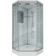 Душевая кабина Niagara Luxe NG-7701DW белая поддон средний, стекло прозрачное