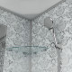 Душевая кабина Niagara Luxe NG-7701DW белая поддон средний, стекло прозрачное