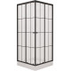 Душевой уголок Niagara Nova NG-0100-14 100x100, квадратный, двери раздвижные, стекло с узором