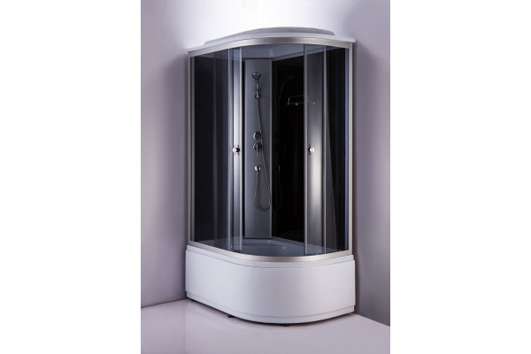 Душевая кабина Niagara NG-2510L прямоугольная-асимметричная, поддон глубокий, стекло тонированное