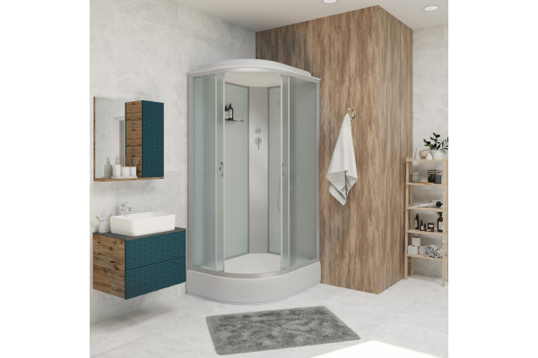 Душевая кабина Niagara Classic NG-33194-14L 110x90 см поддон средний, стекло матовое