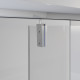 Душевой уголок Niagara Nova NG-63-8A-A70 80x70, прямоугольный, хром, двери распашные, стекло прозрачное