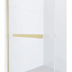 Душевая перегородка Niagara Nova NG-641-11 GOLD 110x195 профиль золото, стекло прозрачное в современном стиле