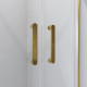 Душевой уголок Niagara Nova NG-6421-08 GOLD 120x80 профиль желтое золото, стекло прозрачное, прямоугольный-асимметричный, двери раздвижные
