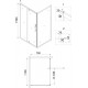 Душевой уголок Niagara Nova NG-43-11AG-A70G 110x70 профиль золото, стекло прозрачное, прямоугольный, двери распашные