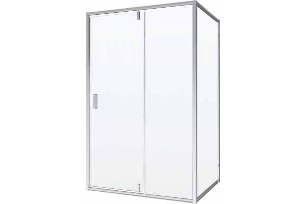 Душевой уголок Niagara Nova NG-63-10A-A100 100x100, квадратный, хром, двери распашные, стекло прозрачное