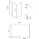 Душевой уголок Niagara Nova NG-62-13A-A70 130x70, прямоугольный, хром, двери раздвижные, стекло прозрачное
