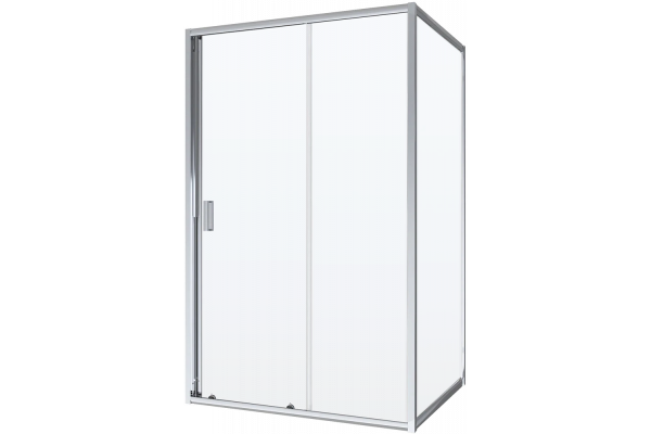 Душевой уголок Niagara Nova NG-62-12A-A100 120x100, прямоугольный, хром, двери раздвижные, стекло прозрачное