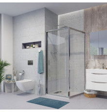 Душевой уголок Niagara Nova NG-62-9A-A100 90x100, прямоугольный, хром, двери раздвижные, стекло прозрачное