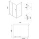 Душевой уголок Niagara Nova NG-62-9A-A100 90x100, прямоугольный, хром, двери раздвижные, стекло прозрачное