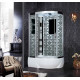 Душевая кабина Niagara Lux 7712WL хром, металлик, прямоугольная-асимметричная, поддон глубокий