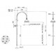 Душевая стойка Nicolazzi Classic Shower  хром, штанга 121 см