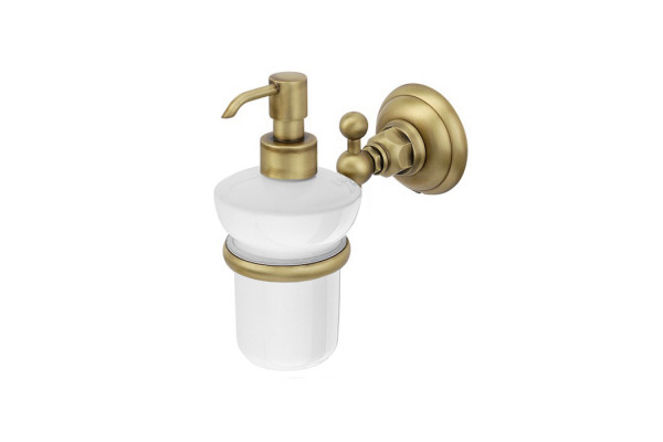 NICOLAZZI ACCESSORI CLASSICA Дозатор для жидкого мыла подвесной цвет Bronze Plated 1489BZ