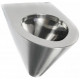 Унитаз подвесной Nofer 13018.S хром, овальный, 35.5x55 см