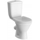 Унитаз-компакт Norm Blanc 9837B099-7201 с микролифтом, белый, овальный, 34.5x65 см