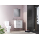 Унитаз-компакт Norm Blanc 9837B099-7201 с микролифтом, белый, овальный, 34.5x65 см