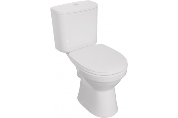 Унитаз-компакт Norm Fit 9844B099-7200 с микролифтом, белый, овальный, 35.5x65 см