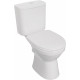 Унитаз-компакт Norm Fit 9844B099-7200 с микролифтом, белый, овальный, 35.5x65 см