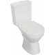 Унитаз-компакт Norm Eisberg 9844B099-7202 с микролифтом, белый, овальный, 38x64 см