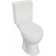 Унитаз-компакт Norm Nord 9845B099-7202 с микролифтом, белый, овальный, 37.5x67 см