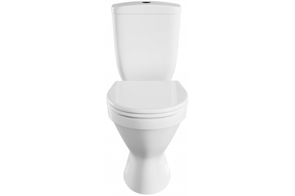 Унитаз-компакт Norm Blanc Duroplast 9837B099-7202 с микролифтом, белый, овальный, 35.5x65 см