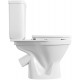 Унитаз-компакт Norm Blanc Duroplast 9837B099-7202 с микролифтом, белый, овальный, 35.5x65 см