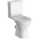 Унитаз-компакт Norm Eisberg 9844B099-7201 с микролифтом, белый, овальный, 38x64 см