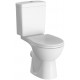 Унитаз-компакт Norm Nord 9845B099-7201 с микролифтом, белый, овальный, 37.5x67 см