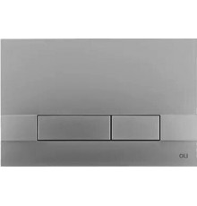 Кнопка смыва OLI Oli Pure Narrow 148302 хром матовый механическая,  в современном стиле