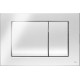 Кнопка смыва OLI Metal dual 656006 хром матовый, антивандальная, механическая