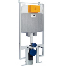 Система инсталляции для унитазов OLI Oli 74 Plus Sanitarblock S90 цвет серый, бачок 3/6 л, 50x18x126 см
