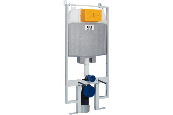 Система инсталляции для унитазов OLI Oli 74 Plus Sanitarblock S90 цвет серый, бачок 3/6 л, 50x18x126 см