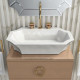 OASIS SQUARE Полотенцедержатель-кольцо цвет золото PS018OR