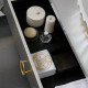 OASIS DAPHNE Тумба под раковину 1050х525х500 мм. подвесная 2 ящика цвет Prosecco металлик 0DL185105DP01
