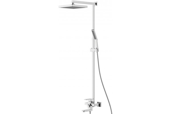 Душевая стойка Olive'S Granada 05511GN хром, штанга 160 см, шланг 150 см
