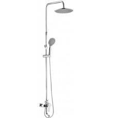 Душевая стойка Olive'S Barros 22511-1BR хром, штанга 185 см, шланг 150 см