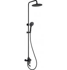 Душевая стойка Olive'S Barros 22511-1BRB цвет черный, штанга 170 см