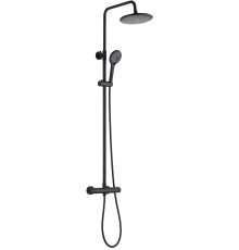 Душевая стойка Olive'S Termo 34291TMB черная цвет черный, штанга 1440 см