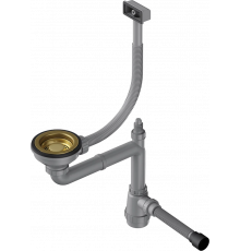 Сифон для мойки Omoikiri WK-1-S-AB античная латунь