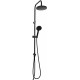 Душевая стойка Orange O-Shower OW02b цвет черный, штанга 97 см, шланг 150 см